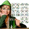 St Patricks Day Tattoos, St Patrick’s Day Shamrock Tattoo Face Stickers St. Patrick's Day Temporary Clover Tattoos Sticker, Saint Patricks Day Makeup Art Decorations Irish Party Favors