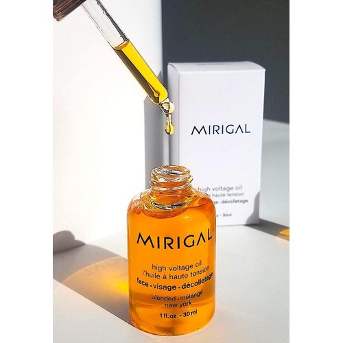MIRIGAL High Voltage Oil | Anti Aging Facial Serum Restorative Hydrating for Wrinkles, Fine Lines, Dark Spots | Infused with Vitamin C, A, E, Jojoba, Camilla, Rose Hip Oil Dry Skin Moisturizer 30ml