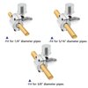 A/C Retrofit Valve Kit-Refrigerant Retrofit Valve Set, with R12 to R134A Low Side Adapter, BPV31 Bullet Piercing Valve, for HVAC Refrigerant System R12 R22 R502 R134A (2)