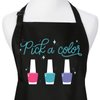 Plum Hill Nail Tech Apron Pick A Color - Nail Technician Apron for Women - Manicurists, Nail Art Supplies for Nail Salons, 3 Pocket Cosmetology Aprons, Nail Apron