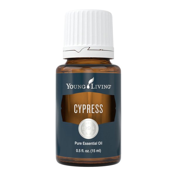 Cypress Essential Oil 15ml by Young Living Essential Oils - Promotes the Appearance of Healthy-Looking Hair, Has Benefits for Skin, Hair, and Scalp, and Creates a Sense of Security and Grounding