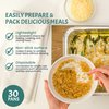 FUNSTITUTION Aluminum Foil Pans 8x8 Inches (30 Pack) - Tin Foil Pans with High Heat Conductivity - Disposable Aluminum Tray Cookware For Baking, Grilling, Cooking, Storing, Prepping