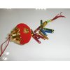 Vietnamese New Year Decorative Plastic Hanging Lantern with Firecracker 2" Size (lồng đèn treo tết)