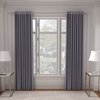 SMODBRODRE 32-48 Inch Nickel Curtain Rod Set With Brackets and Decorative Blackout Metal Rods