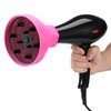 Generic Hair Dryer Diffuser, Portable Diffuser Hair Dryer Attachment, Foldable Blow Dryer Attachments for Curly Hair, Fits 4-5cm Nozzle Diameter of the Hair Dryer (Pink)