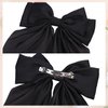 MRJ 2 Pcs Silky Satin Hair Bows Big Hair Bows for Women Hair Ribbons for Women Hair Clips for Girls