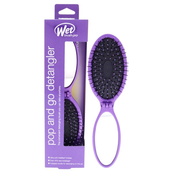 Wet Brush Pro Pop and Go Detangler Brush - Purple 1 Pc