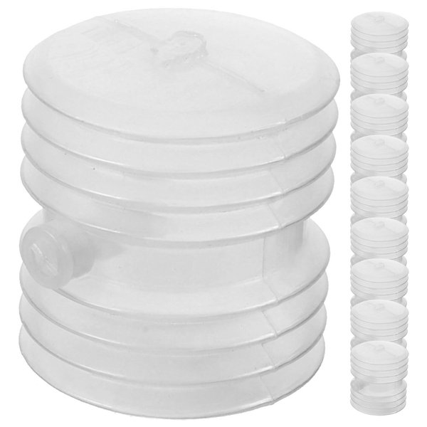 SEWACC 10pcs Dog Toy Squeakers Insert Replacement Squeakers for Dog Toys Dog Plastic Toy Squeakers Clear Squeaky Dog Baby Toy Noise Maker Insert Replacement for Pet Supplies