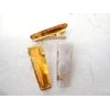 Generic 1 1/2 inch smaller white or amber brown alligator hair clip for fine thin hair. (Primary color: White)