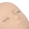 ZJchao Lash Mannequin Head, 3 Layers Makeup Mannequin Head Soft Silicone High Simulation Salon Training Mannequin Head Makeup Practice Head Practice Flat Head for Salon Massage Training