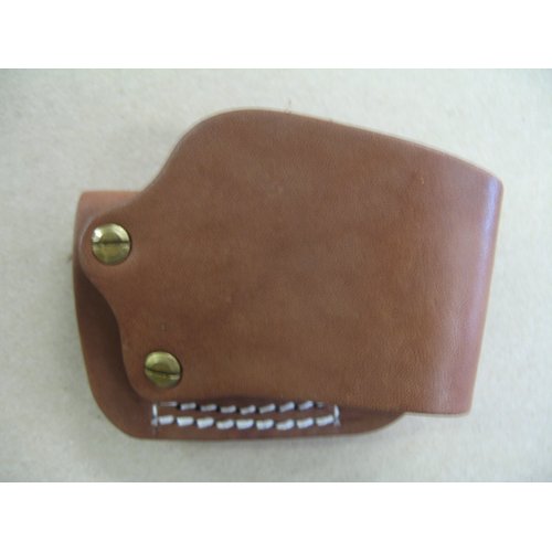 Ruger Mark II, III Leather Belt Slide Holster Tan USA