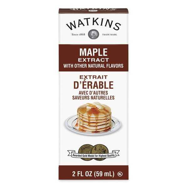 Watkins Maple Extract with Other Natural Flavors, 2 oz. Bottles, Pack of 6 (Packaging May Vary)