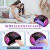 UV LED Nail Light, 256W High Power Nail Gel Light, 4 Timer Settings and Professional Manicure Nail Lamp with Automatic Sensor(Comes with 9 Free Gifts)