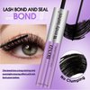 Lash Bond and Seal Waterproof Lash Cluster Glue for Individual Eyelash Extensions Strong Hold Individual Lash Glue Individual Eyelashes Glue Mascara for Personal Makeup Use at Home(10ml)