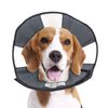 ZenPet Pet Recovery Cone E-Collar for Dogs and Cats - Always Use with Your Pet's Everyday Collar - Comfortable Soft Collar is Adjustable for a Secure and Custom Fit (Medium)