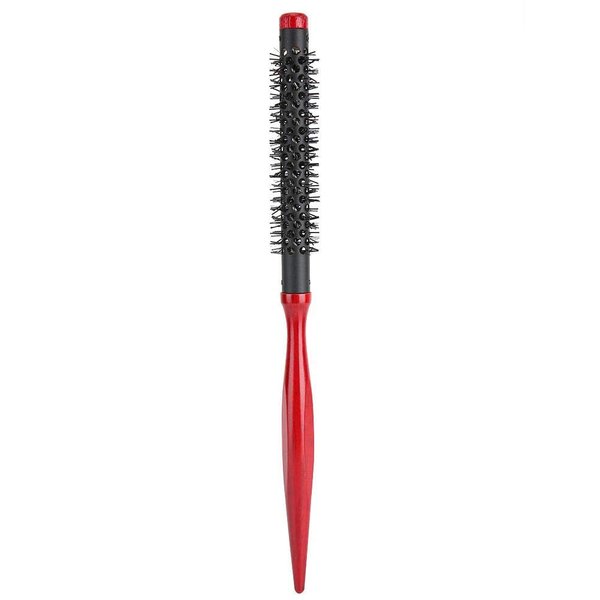 Roller Comb for Men and Women Nylon Bristles Round Salon Hair Styling Brush Comb for Blow Drying Curling Straightening(0.5in)