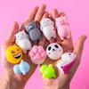 Claw Machine Prizes Toys Refill for Kids, 3 Surprise Eggs Mochi Squishy, 16pcs Animal Squishies Mini Kawaii Cat Stress Relief Party Favors Classroom Prize, Goodie Bag Stuffers, Easter Pinata Fillers