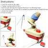 Yarn Winder by RRigo - Easy to Set Up and Use - Hand Operated Yarn Ball Winder 3.5 Ounce Capacity + 10 PCS Stitch Knitting Needles + 10 PCS Plastic Needles + 1PCS Scissors