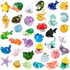 DIYDEC 36pcs Mini Ocean Resin Animals Tiny Sea Animals Figurines Marine Miniature Plastic Animals Aquarium Ornaments Decorations for DIY Fish Tank Potted Micro Fairy Garden Dollhouse