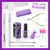 Teenitor Nail Gel Polish Dipping Powder Remover Tools Kit with Nail Clips, Remover Pads, Cuticle Oil, Nail Brushes, File, Buffer Block, Nail Clipper, Cuticle Peeler Scraper Pusher and Cutter