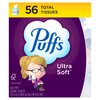 Puffs Ultra Soft Facial Tissues, 1 Cube, 56 Facial Tissues Per Box