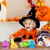 Funewest 6 Packs Halloween Crystal Slime Clear Slime Kit for Girls Boys Ages 8-12, Non Sticky Fluffy Slimes for Kids, Party Favors with Spooky Add Ins, Stress Relief Jelly Slimes Toys