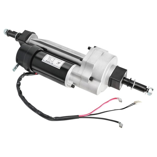 YC Yier 24V 350W Brush Electric Motor Transaxle for Trolley Wagon Scooter Go Kart Bicycle Tricycle E Bike Lawnmowers Electric Vehicles Wheelchair DIY Projects