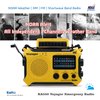 Kaito KA500 5-way Powered Solar Power,Dynamo Crank, Wind Up Emergency AM/FM/SW/NOAA Weather Alert Radio with Flashlight,Reading Lamp and Cellphone Charger, Yellow