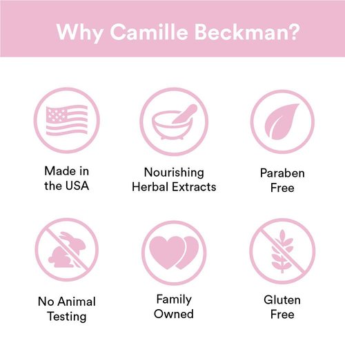 Camille Beckman Glycerine Rosewater Scented Glycerine Bar Soap for Hands, Face and Body, 3.5 Ounce