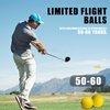 BIRDIEBLAST Foam Golf Practice Balls 12 Pack or 24 Pack, Realistic Feel and Limited Flight Golf Balls for Indoor or Outdoor (12)