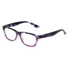 Calabria R773 Designer Colorful Reading Glasses +3.00 Purple Men Women Classic Readers Trendy Eyeglass w/Soft Case