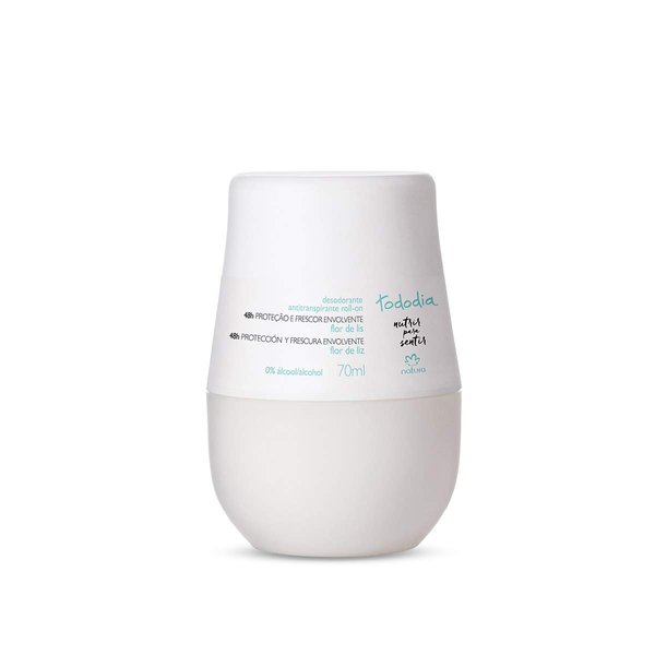 Natura - Linha Todo Dia (Flor de Lis) - Desodorante Antitranspirante Feminino Roll-On 70 Ml - (Natura - Every Day Collection - Antiperspirant Roll-on Deodorant For Women 2.36 Fl Oz)