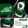 OFBAND Hoodie Car Gear Shift Cover,Christmas Car Decor Gear Shift Knob Cover for Manual/Automatic Shift Knob,Universal Car Accessories Hoodie for Gear Shifter Knob (Christmas Green)
