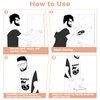 LONGESISM Beard Bib Shaving Apron Mens, Cool Funny Fathers Day Birthday Gifts Ideas for Adults Men Dad Him Husband Boyfriend, Trimming Hair Catcher Cape for Trim Shave Easy Sink Clean Avoid Clogging