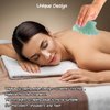 Gua Sha Facial Tools,Jade Gua Sha Massage Tool Comb Edge,Guasha Tool for Face, Gua Sha Stones for Body Muscle Relaxing Acupuncture Therapy…