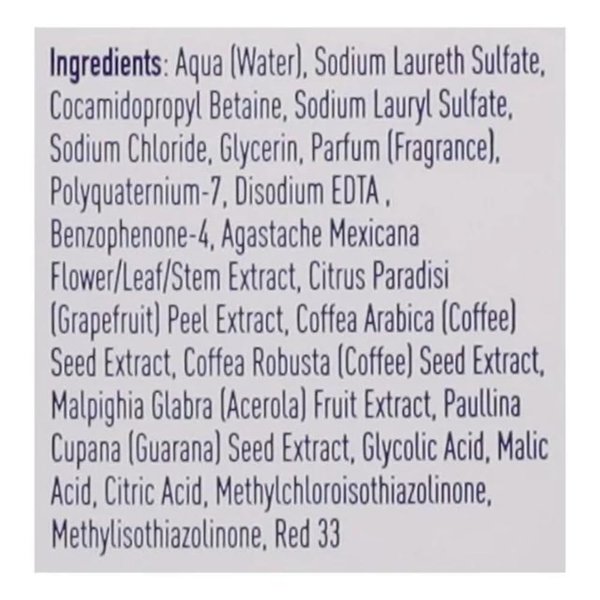 Zest GRAPEFRUIT PEEL BODY WASH 16.5OZ