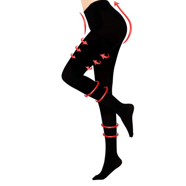 Medical Compression Pantyhose 20-30 mmhg Tights Stockings for Women Men Closed Toe Support Gradient Treatment