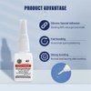 Silicone Glue,Glue for Silicone,for bonding Between Silicone and Silicone, Silicone and Other Material.Instant Super Glue for Silicone, Silicone Rubber, TPU, TPR, TPE, Liquid Silicone