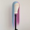 melody wig Synthetic Half Pink Half Blue Lace Front Wigs Long Silky Straight Wig Heat Resistant Fiber Synthetic Half Wigs Middle Part Replacement Wig
