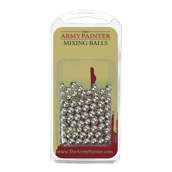 The Army Painter Paint Mixing Balls - Rust-Proof Stainless Steel Paint Mixing Balls for Mixing Model Paints - Stainless Steel Mixing Agitator Balls and Paint Balls, 5.5mm - apr. 0.22in, 100 Pcs