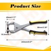SPEEDWOX 10 Inches Ceiling Grid Punch Pliers 3.24mm Grid Hole Punch Pliers for Rivets Multifunctional Puncher Pliers for Thin Metal Sheet Decoration Hardware Processing