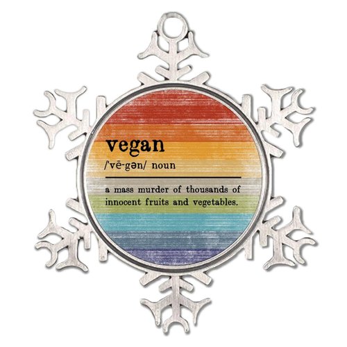 Vegan Noun Definition Christmas Tree Hanging Ornaments Round Christmas Tree Ornament Word Meaning Hanging Keepsake Meaning Description Collectible Gift for Xmas Party Decorations