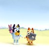 Bluey and Bingo Photographer 2 Figure Playset Pack Articulated 2.5 Inch Action Figures Includes Toy Bob Bilby Puppet and Camera Official Collectable Toy