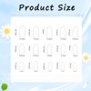 Short Press on Nails Almond Fake Nails Flower Acrylic Nails Fall Nails Press ons Full Cover Glue on Nails Cute False Nails Floral Stick on Nails for Women 30 Pcs