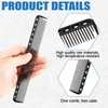 ZEYIYER 3PCS Barber Comb, Hair Cutting Combs Professional Styling Fine All Purpose Combs Anti Static and Heat Resistant Comb for Man and Woman, Hairdressing Comb Pack for Salon and Home