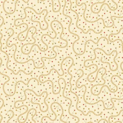 FlashPhoenix Quality Sewing Fabric – Butter Churn Basics III by - Cream Wandering 43-44 by The Yard Size: 36" x 44" inch