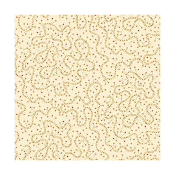FlashPhoenix Quality Sewing Fabric – Butter Churn Basics III by - Cream Wandering 43-44 by The Yard Size: 36" x 44" inch