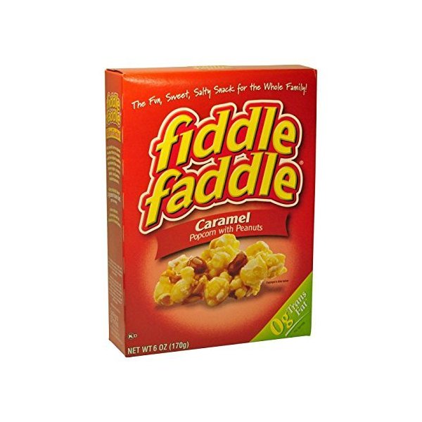 Fiddle Faddle Caramel Popcorn With Peanuts, 6 Oz