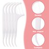 WLLHYF Dental Floss 4 PCS Travel Dental Floss Case Portable Case Refillable Dental Floss Picks Organizer 40 Picks Professional Toothpicks Sticks for Family Hotel Travel Women Men Teeth Cleaning