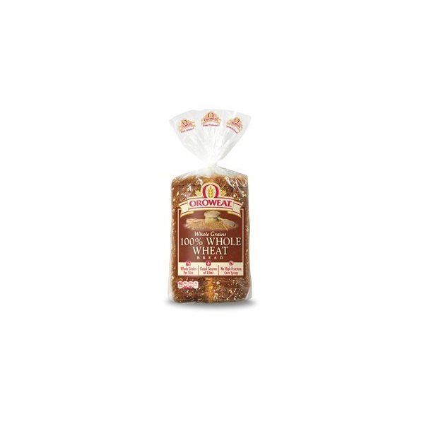 Oroweat Sliced Bread 24 Ounce Loaf (Whole Grains 100% Whole Wheat)